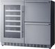 Summit® 36" Stainless Steel Combination Beverage Center-4