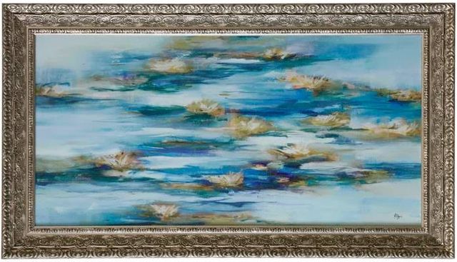 StyleCraft Blue Lily Dreams Wall Art-0