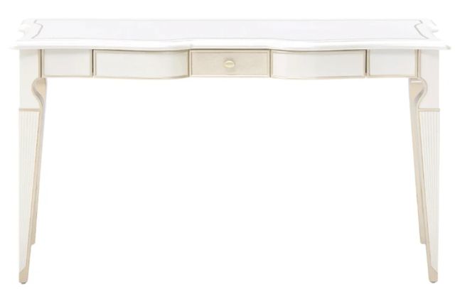 Michael Amini® La Marisia Creamy Pearl Vanity Desk-1