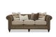 Craftmaster Leather Fabric Sofa with Nailhead Trim-0