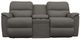 La-Z-Boy® Brooks Charcoal Power Reclining Loveseat with Console and Headrest-1
