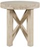 Jofran Inc. Sierrafina Almond Round End Table-0