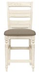 Bernards Bellamy Lane 5-Piece Whitewash Counter Height Dining Set-5