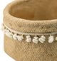 A & B Home 2-Piece Natural Woven Basket Planters with Mini Tassels-3