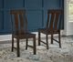 A-America® Henderson Muscavado Brown Slatback Dining Side Chair-2