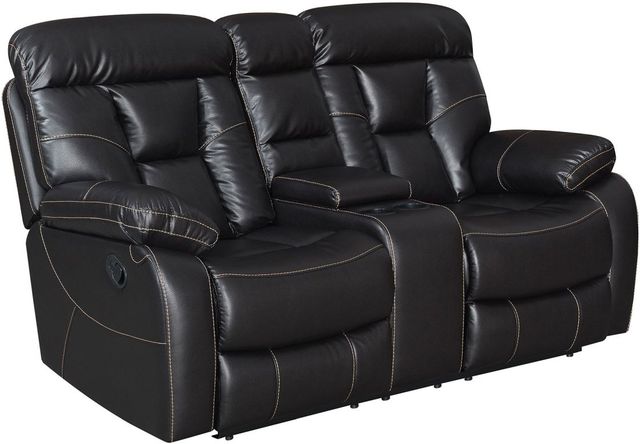 Steve Silver Co. Squire Sable Power Reclining Loveseat with Console-1