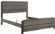 Mazin Furniture Vestavia Antique Gray/Dark Brown Queen Bed-4