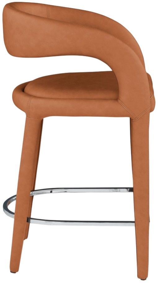 Meridian Furniture Sylvester Cognac Counter Stool-3