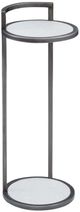 Bassett Mirror Surrey White Scatter Table Black Base-0