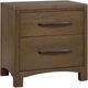 Modus Furniture Arden Tavern Brown 2-Drawer Nightstand-0