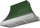 AGA Cascade 48" Cornwall Green Wall Mounted Range Hood  with Brushed Nickel Trim-0