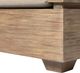 Armen Living Vivid Brown/Taupe Wooden Outdoor Sofa with Cushions-4