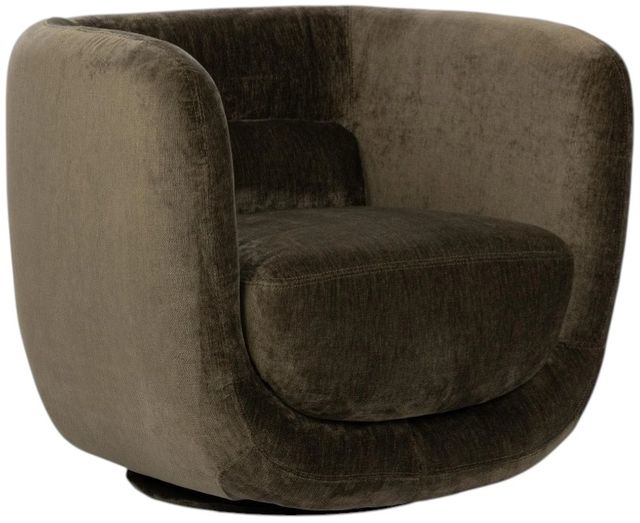 Classic Home Nico Olive Green Swivel Chair-0