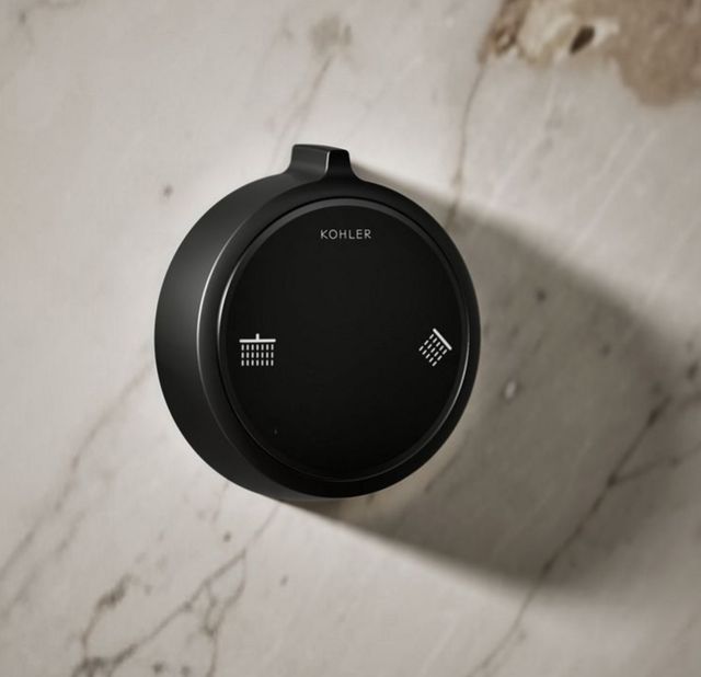 KOHLER® Anthem® Duo Matte Black 2-Outlet Shower Digital Control-1