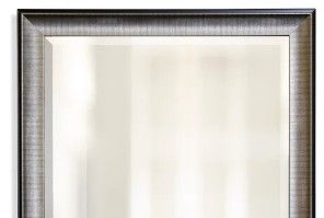 Stylecraft Brown Beveled Framed Wall Mirror-1