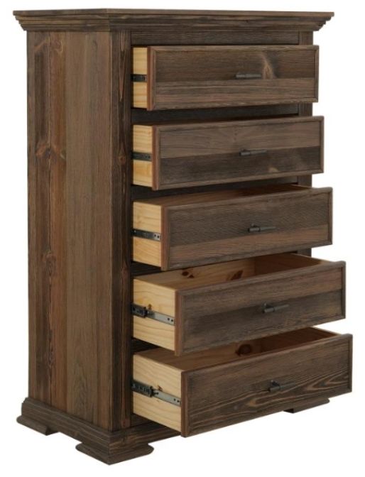 International Furniture Direct Desire Deep Brown Chest-4
