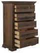 International Furniture Direct Desire Deep Brown Chest-4