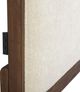 aspenhome® Jasper Modern Walnut/White King Upholstered Panel Bed-4
