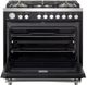 Verona® Ultima 36" Matte Black Pro Style Gas Range-4