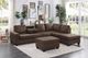 Homelegance® Maston Chocolate Storage Ottoman-1