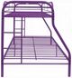 ACME Furniture Tritan Purple Twin Over Full Youth Bunk Bed-2