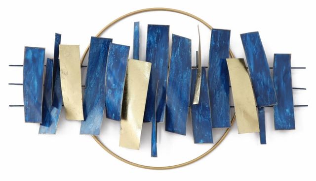 Classy Art Style 9 Blue/Gold Wall Decor-0