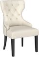 Coaster® Baney Beige/Black Fabric Upholstered Dining Side Chair-0