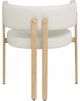 Meridian Furniture Gideon Cream/Natural Vegan Leather Dining Chair-3