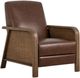 Four Hands Janek Havana Brown Manual Recliner-0