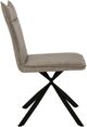 Monarch Specialties Inc. 2-Piece Black/Taupe Starburst Side Chair Set-3
