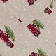 Olliix by Woolrich Tan Cars Queen Flannel Cotton Sheet Set-1