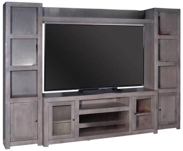 aspenhome® Contemporary Alder Smokey Gray 72" Entertainment Wall-0