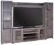 aspenhome® Contemporary Alder Smokey Gray 72" Entertainment Wall-0