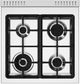 Bertazzoni Professional Series 24" Fingerprint Resistant Stainless Steel Pro Style Gas Range-2