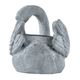 A & B Home Gray 15" Swan Planter-2
