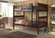Donco Kids Savana Mission Cappuccino Twin/Twin Mission Bunkbed-2