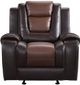 Homelegance® Briscoe Brown Manual Glider Recliner-2