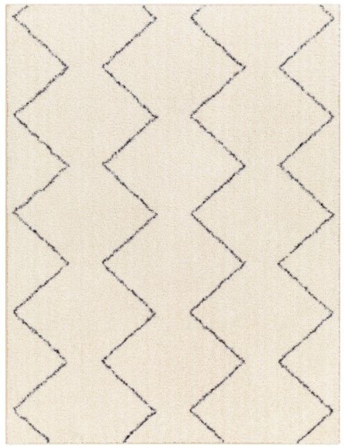 Surya Lykke White 4'x6' Area Rug-0