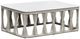 Intercon Alexa 2-Piece White Aluminum Outdoor Seating Set-2