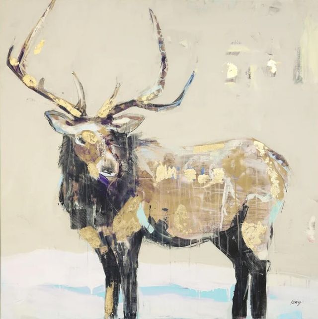 Stylecraft Winter Elk Wall Art-2