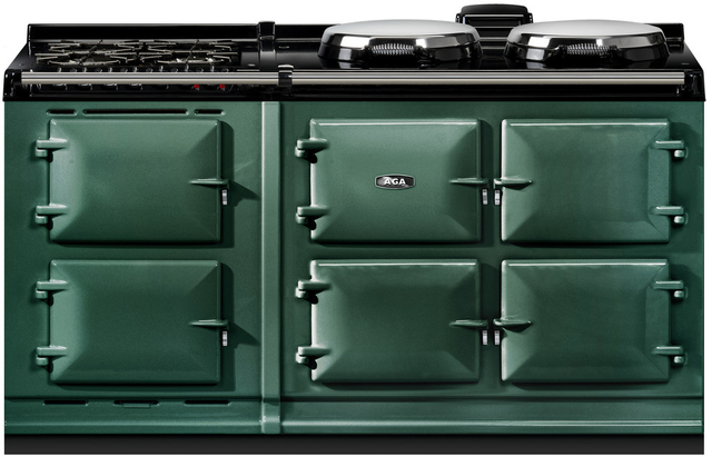 AGA™ Classic R7 160 63" British Racing Green Pro Style Dual Fuel Range-0