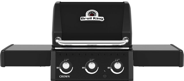 Broil King® Crown™ 310 3-Burner Black Freestanding Natural Gas Grill-1