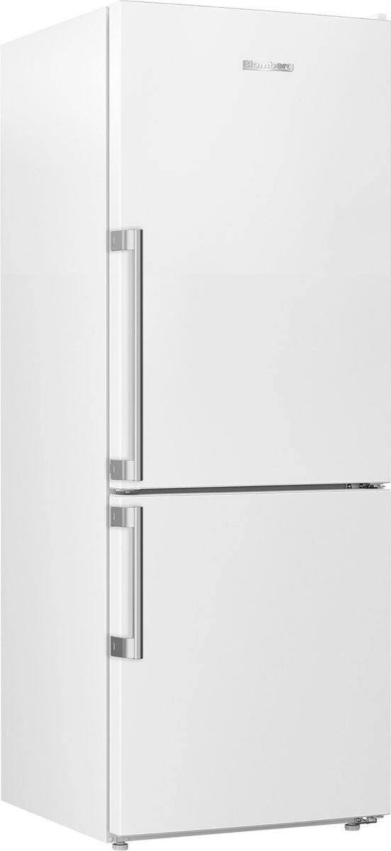 Blomberg® 11.4 Cu. Ft. White Counter-Depth Bottom Freezer Refrigerator-1