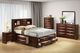 Furniture of America® Zosimo Dark Cherry Eastern King Bookcase Storage Bed-1