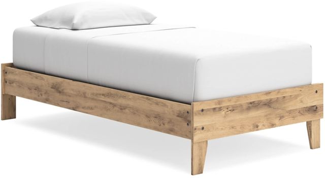 Signature Design by Ashley® Larstin Brown Twin Platform Bed-0