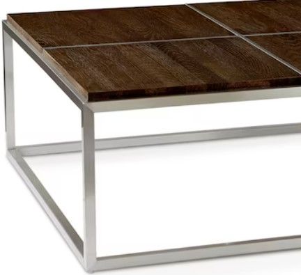 Bassett® Furniture Customizable BenchMade Midlothian 17" Square Cocktail Table-1