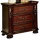 Furniture of America® Arthur Brown Cherry Nightstand-0