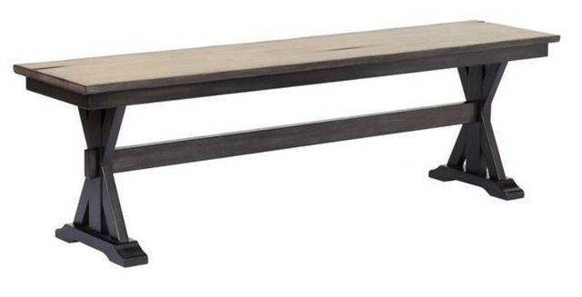 Urban Styles Furniture Orlando Cappuccino/Smoke Gray Dining Bench-0