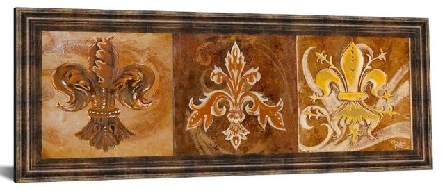 Classy Art Fleur De Lis Trio Il By Thomas Riker Wall Art-0