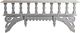 A & B Home Distressed White Wood Architectural Shelf-0